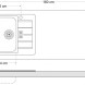minikeuken Stengel PREMIUMLINE 160 cm edelstaal - Wit