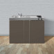 KITCHENLINE MK 120 in kleur minikeuken - Wit