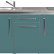 DESIGNLINE MD 150 in kleur Stengel minikeuken - Wit