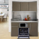 Stengel Project STUDIOLINE 150 cm All-in-One plus 4 toestellen minikeuken - Wit