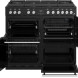 Het interieur van de ovens van het Stoves Precision DX S1000DF GTG EU BK zwart fornuis