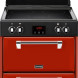 Stoves RICHMOND 600 Ei EU ROOD inductie fornuis - 60 cm. - dubbele oven