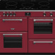 Stoves Richmond DX S1000Ei CB Chili Red inductie fornuis
