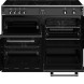 Het Stoves Stoves Richmond DX S1100Ei CB Ant antraciet inductie fornuis heeft wel vier ovens