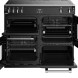 Stoves Richmond DX D1000 Ei BK inductie fornuis - 100 cm. - zwart