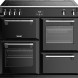 Stoves Richmond DX D1000 Ei BK inductie fornuis - 100 cm. - zwart