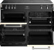 Het interieur van het Stoves RICHMOND S1100 EI deluxe creme inductie fornuis met wel vier ovens!