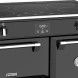 De bediening van het Stoves Richmond S900 EI zwart inductie fornuis zit bovenop de kookplaat