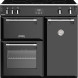 Stoves Richmond S900 EI inductie fornuis - 90 cm. - zwart