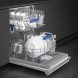 Smeg STX23CLLO onderbouw vaatwasser - roestvrijstaal - Classici