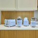 Smeg MFF11PBEU melkopschuimer - blauw