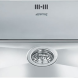 Smeg VSTQ72-2 onderbouw spoelbak