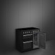 SMEG CX93IMBL 90 cm breed vrijstaand inductie fornuis met mantelkoeling