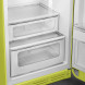Smeg FAB30RLI5 rechtsdraaiende retro koelkast - lime groen