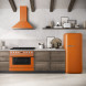 Smeg KPF9OR afzuigkap oranje