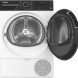 Whirlpool C WD 106M WBS BE droger met geopende deur en zichtbare trommel met perforatie