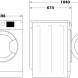 Whirlpool C WD 94M WWS BE onderkant met uitlaatrooster en ventilatiegrill