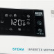 Whirlpool wasmachine bedieningspaneel touchscreen met digitale display en functiepictogrammen