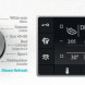 Whirlpool wasmachine bedieningspaneel met draaiknop, digitaal display en programmaopties