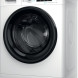 Whirlpool wasmachine vooraanzicht perspectief met gesloten deur en bedieningspaneel