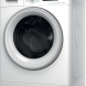 Whirlpool was/droogcombinatie 8+6 kg vooraanzicht perspectief met bedieningspaneel en gesloten ronde deur