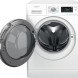 Whirlpool was/droogcombinatie 8+6 kg met geopende deur en zichtbaar interieur met trommel