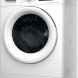 Whirlpool vrijstaande was-droogcombinatie vooraanzicht met gesloten deur, bedieningspaneel en digitaal display