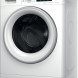 Whirlpool FFWDD 1076258 SV EE wasdroger vooraanzicht met gesloten deur en bedieningspaneel met draaischijf en digitaal display