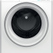 Whirlpool FFWDD 1076258 SV EE wasdroger bovenaanzicht met zichtbare draaischijf, knoppen en touchscreen bedieningspaneel