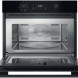 Whirlpool MBP A540 B magnetron combi, geopende deur met zicht op magnetronkamer, draaitafel en interieur
