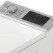 Whirlpool vrijstaande bovenlaad wasmachine, bedieningspaneel bovenaanzicht met draaiknop en digitaal display