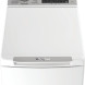 Whirlpool vrijstaande bovenlaad wasmachine, bedieningspaneel detail met draaiknop en digitale knoppen