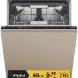 Whirlpool W7I HP40 LSC vaatwasser vooraanzicht met geopende deur en zichtbare manden