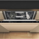 Whirlpool W7I HP40 LSC vaatwasser bovenaanzicht met gesloten deur in keuken