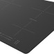 Whirlpool WB S2560 NE BM schuin detail connection zone en onderste kookzones