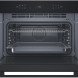 Whirlpool WCW76HTB magnetron combi, geopende deur met interieur, rooster en magnetrononderdelen zichtbaar