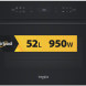 Whirlpool WCW7O7HTSB magnetron-oven vooraanzicht gesloten deur met specs