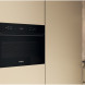 Whirlpool WCW7O7HTSB magnetron-oven detail bedieningspaneel in inbouwkeuken