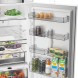 Whirlpool WHK2 5292 B4E koelkast deurplank met transparante rek-organizers en voorraad