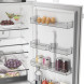 Whirlpool WHK2 5322 B4E Dairy-lade geopend met vers voedsel en Crisper-lade zichtbaar