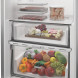 Whirlpool WHMLF 6442 XP4 crisperlade geopend, groenten en fruit in transparante bak