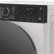 Whirlpool was/droogcombinatie bovenaanzicht met bedieningspaneel en draaiknop zichtbaar