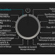 Whirlpool was/droogcombinatie bedieningspaneel met alle knoppen en symbolen zichtbaar, bovenaanzicht