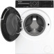 Whirlpool wasmachine met geopende deur en zichtbaar trommelbinnenkant
