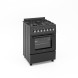 fornuis Wiggo WO-E606A(BB) - Gas