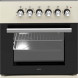 Wiggo WO-E606A(CX) fornuis - Creme