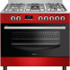 Wiggo WO-E909R(RX) fornuis - 90 cm breed