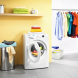 De Zanussi ZWF91483W wasmachine is met energielabel A+++ extreem zuinig