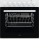 Vrijstaand AEG CKB64101BW fornuis 60 cm breed met gas kookplaat en elektrische oven