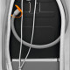 AEG FSE73407P smalle inbouw vaatwasser - 45 cm. breed